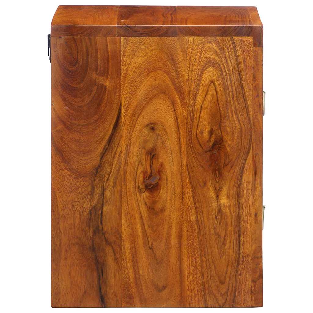 Bedside Cabinet 2 pcs Brown 35 x 30 x 40 cm Solid acacia wood
