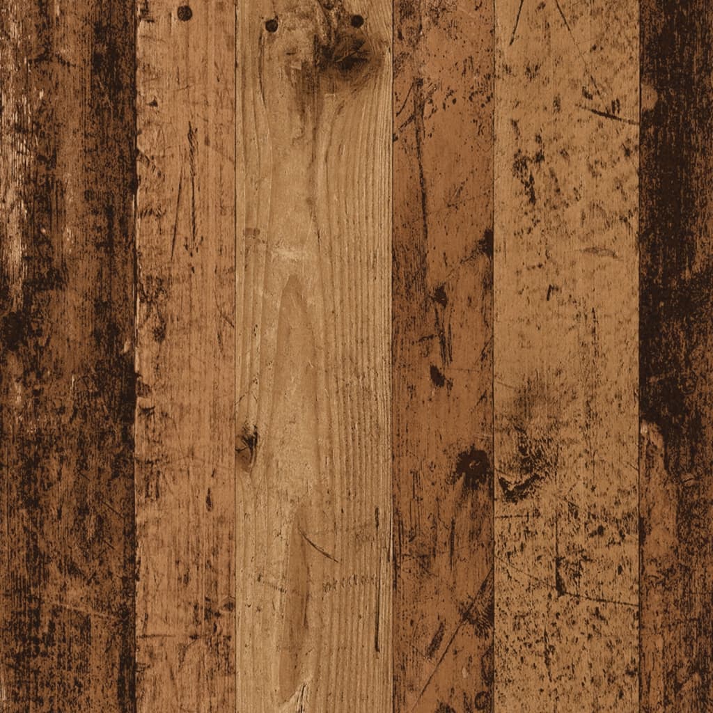 Bed Headboard Old Wood 200x1.5x80 cm Engineered Wood