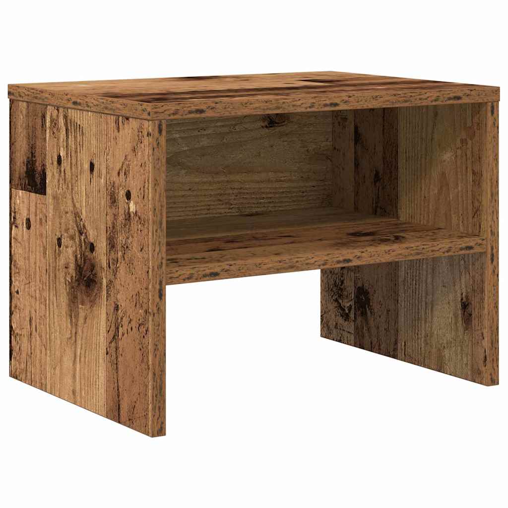 Bedside Cabinet 2 pcs Old wood 40 x 40 x 30 cm Engineered wood