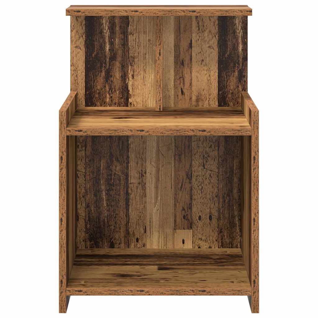 Bedside Cabinet 2 pcs Old wood 40 x 35 x 60 cm Engineered wood