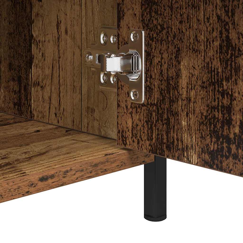 Bedside Cabinet 2 pcs Old wood 40 x 42 x 60 cm Engineered wood