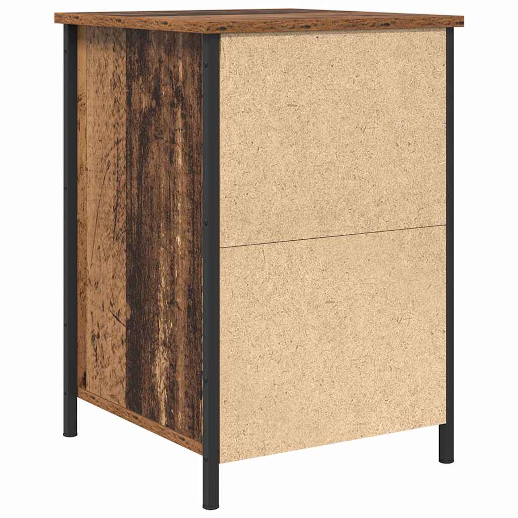 Bedside Cabinet 2 pcs Old wood 40 x 42 x 60 cm Engineered wood