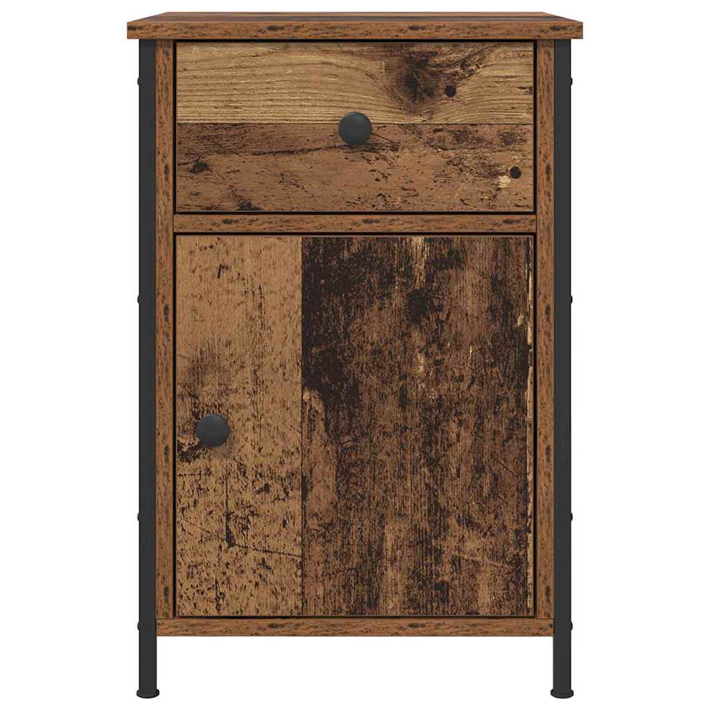 Bedside Cabinet 2 pcs Old wood 40 x 42 x 60 cm Engineered wood