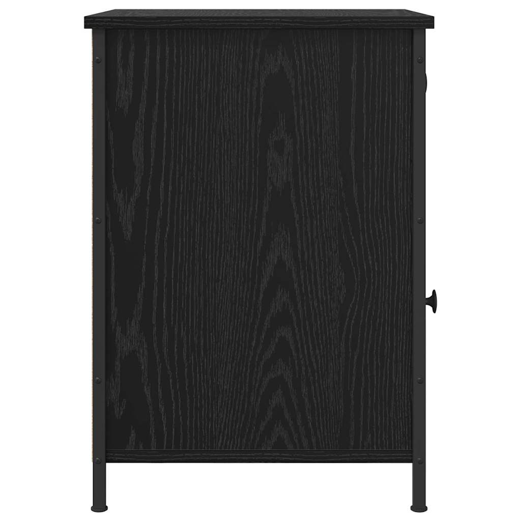 Bedside Cabinet 2 pcs Black oak 40 x 42 x 60 cm Engineered wood