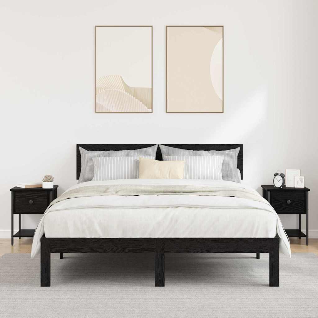 Bedside Cabinet 2 pcs Old wood 35 x 35 x 20 cm Engineered wood