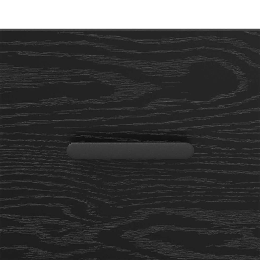 Bedside Cabinet 2 pcs Black oak 35 x 35 x 20 cm Engineered wood