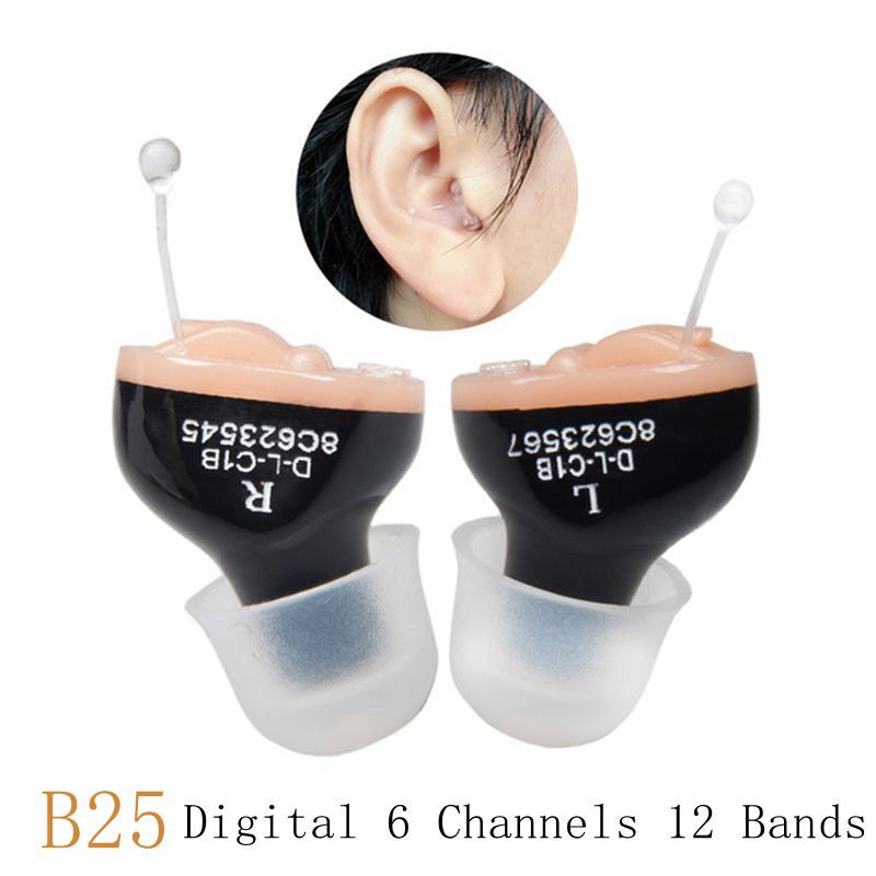 Portable CIC Digital  Invisible Hearing Aid B25