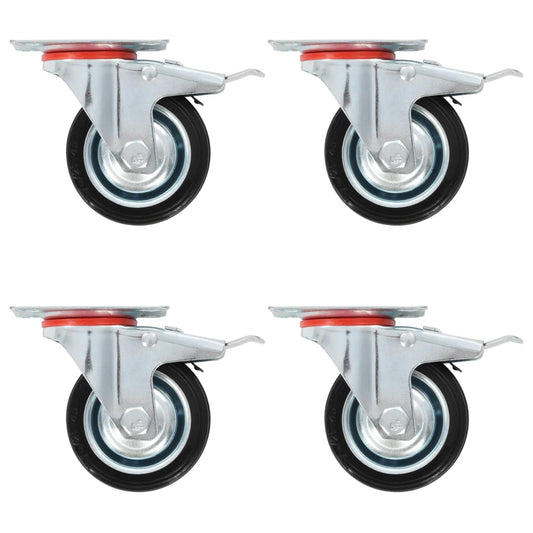 16 pcs Swivel Casters 75 mm