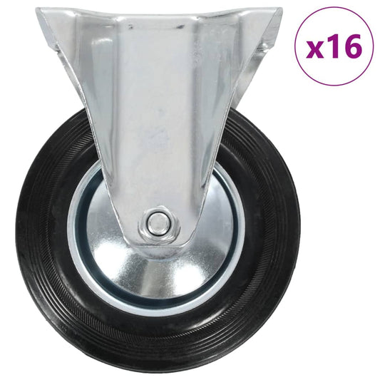 16 pcs Fixed Casters 160 mm