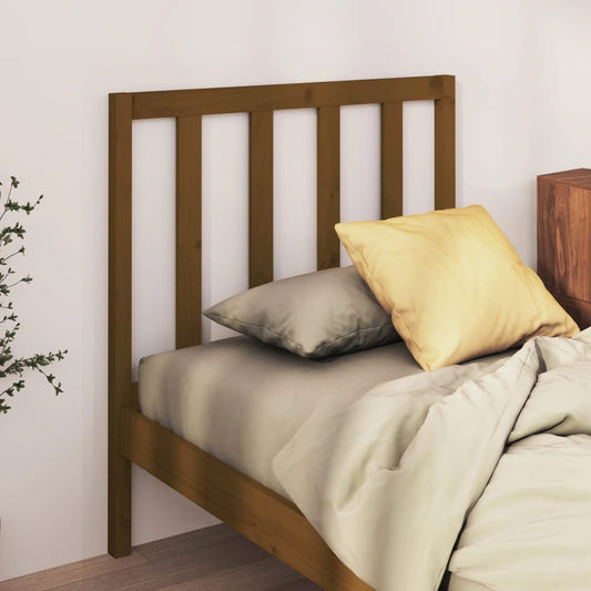 Bed Headboard Honey Brown 96x4x100 cm Solid Wood Pine