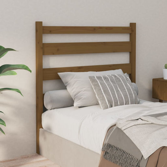Bed Headboard Honey Brown 96x4x100 cm Solid Wood Pine