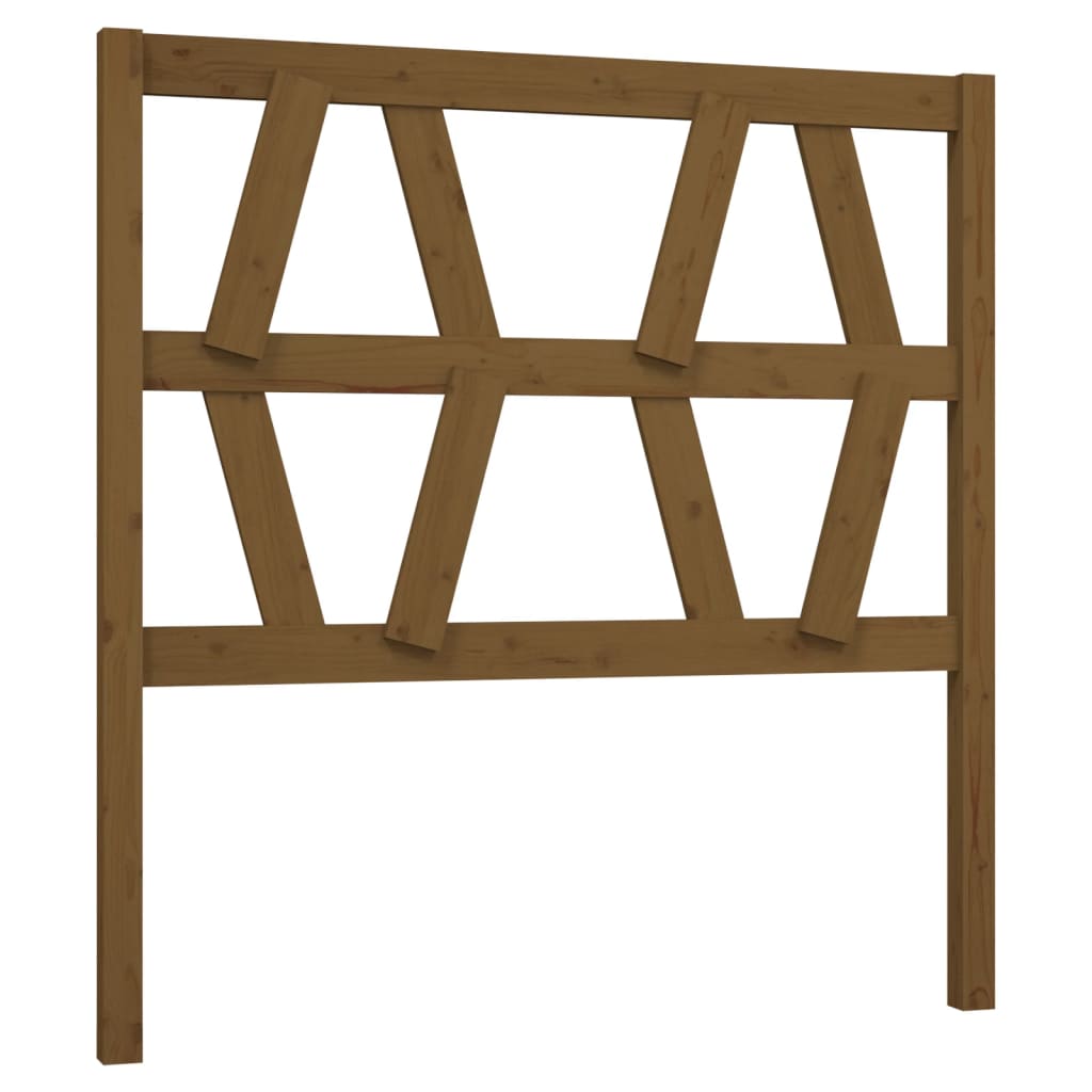 Bed Headboard Honey Brown 96x4x100 cm Solid Wood Pine