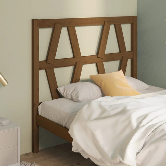 Bed Headboard Honey Brown 96x4x100 cm Solid Wood Pine
