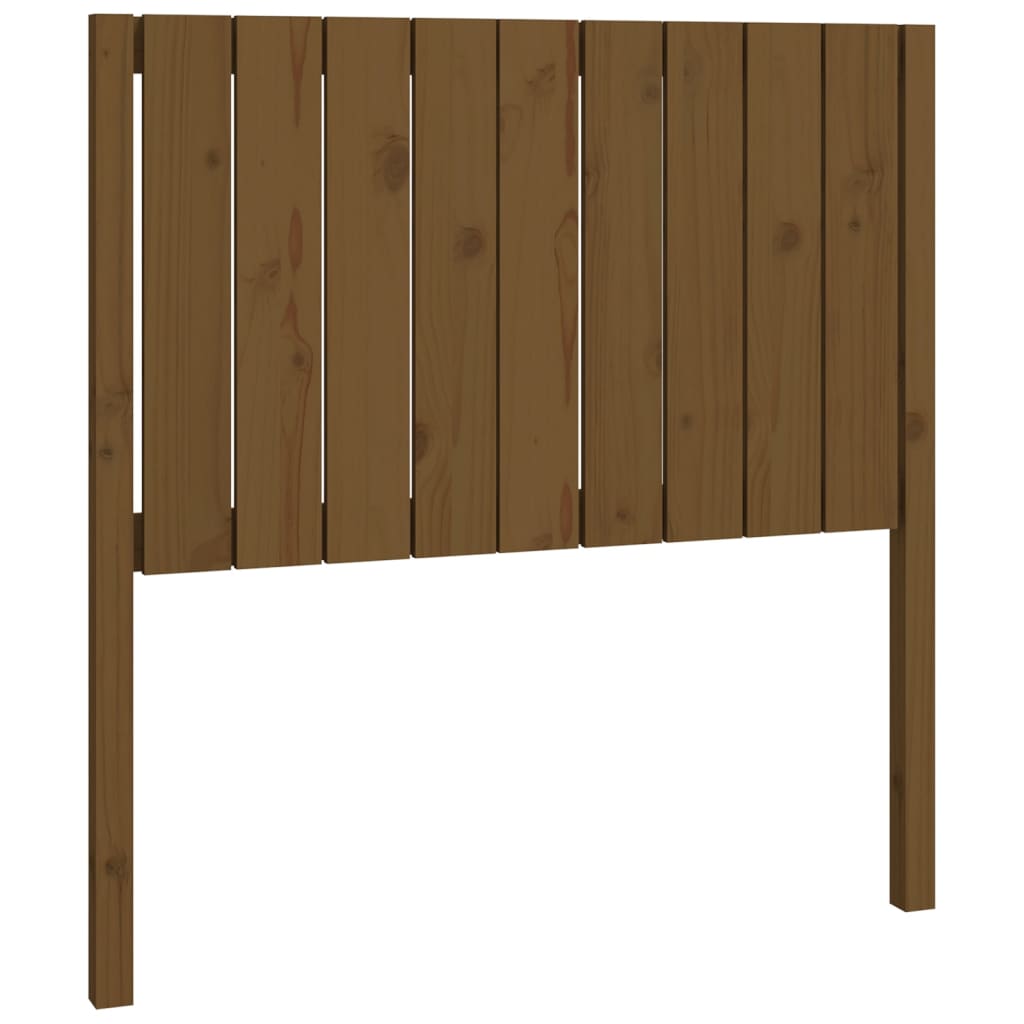 Bed Headboard Honey Brown 95.5x4x100 cm Solid Wood Pine