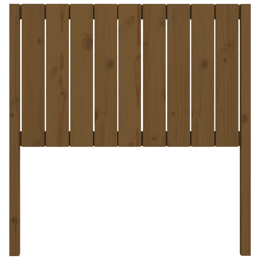 Bed Headboard Honey Brown 95.5x4x100 cm Solid Wood Pine