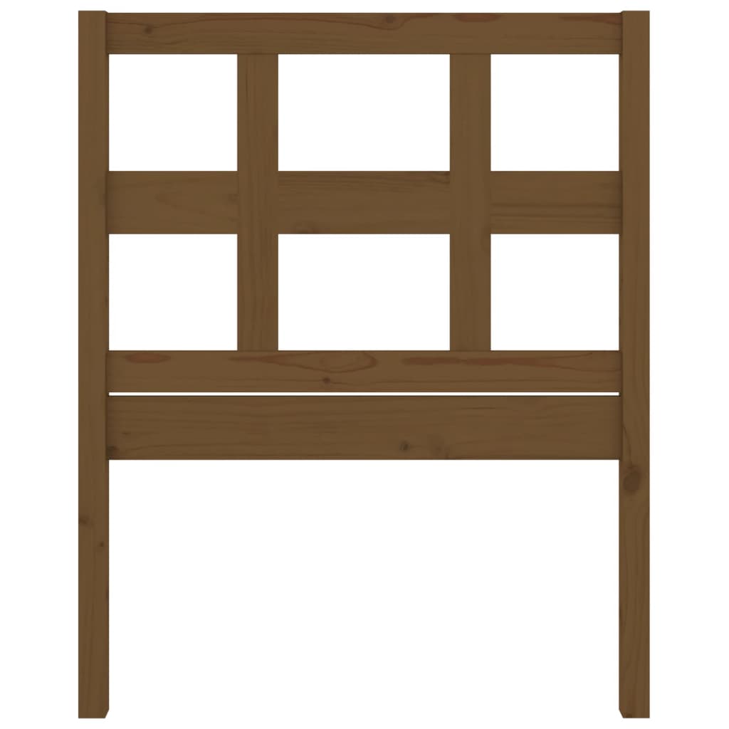 Bed Headboard Honey Brown 95.5x4x100 cm Solid Wood Pine