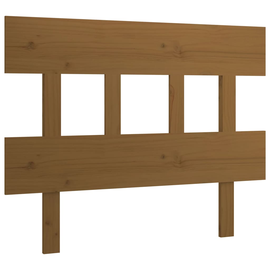 Bed Headboard Honey Brown 78.5x3x81 cm Solid Wood Pine