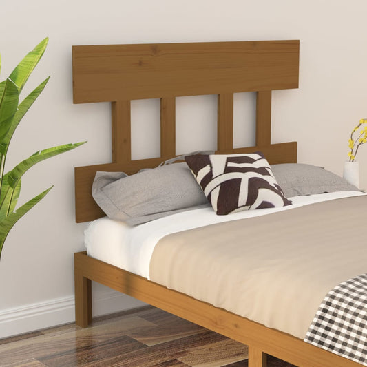Bed Headboard Honey Brown 78.5x3x81 cm Solid Wood Pine