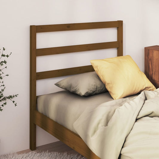 Bed Headboard Honey Brown 95x4x100 cm Solid Wood Pine