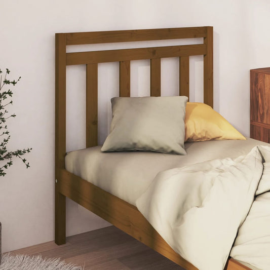 Bed Headboard Honey Brown 95x4x100 cm Solid Wood Pine
