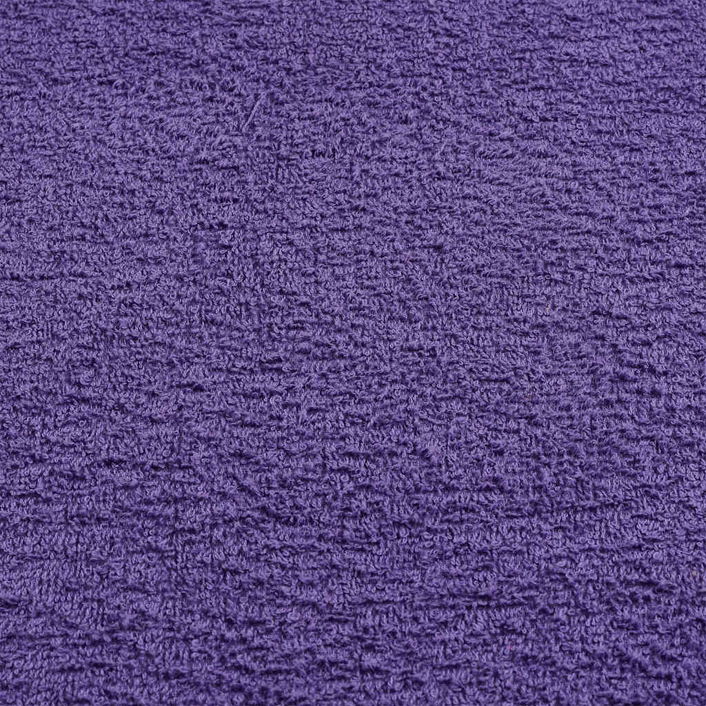 12 Piece Towel Set Purple 360 gsm 100% Cotton