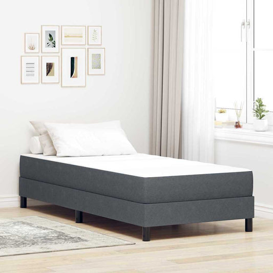 Bed Mattress with Mattress Grey 80 x 200 cm Fabric