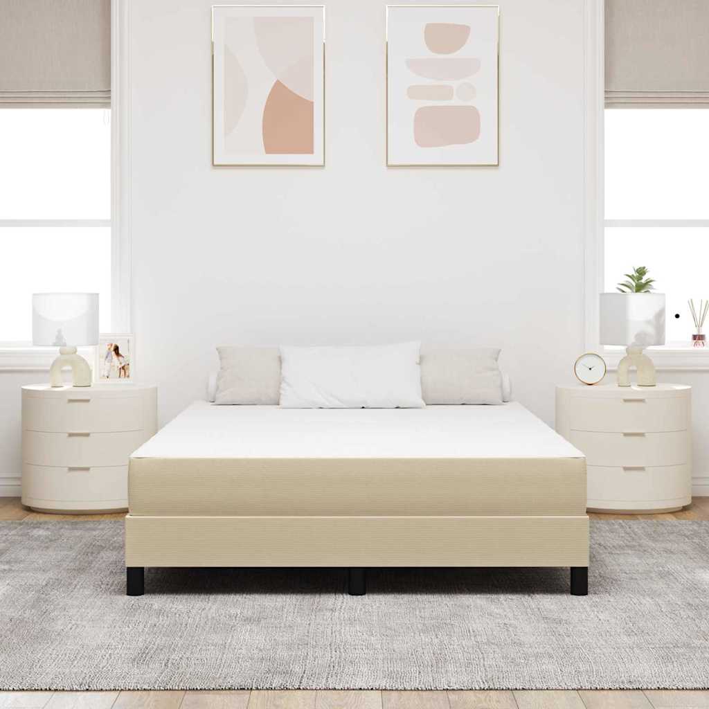 Bed Mattress with Mattress Green 140 x 190 cm Fabric