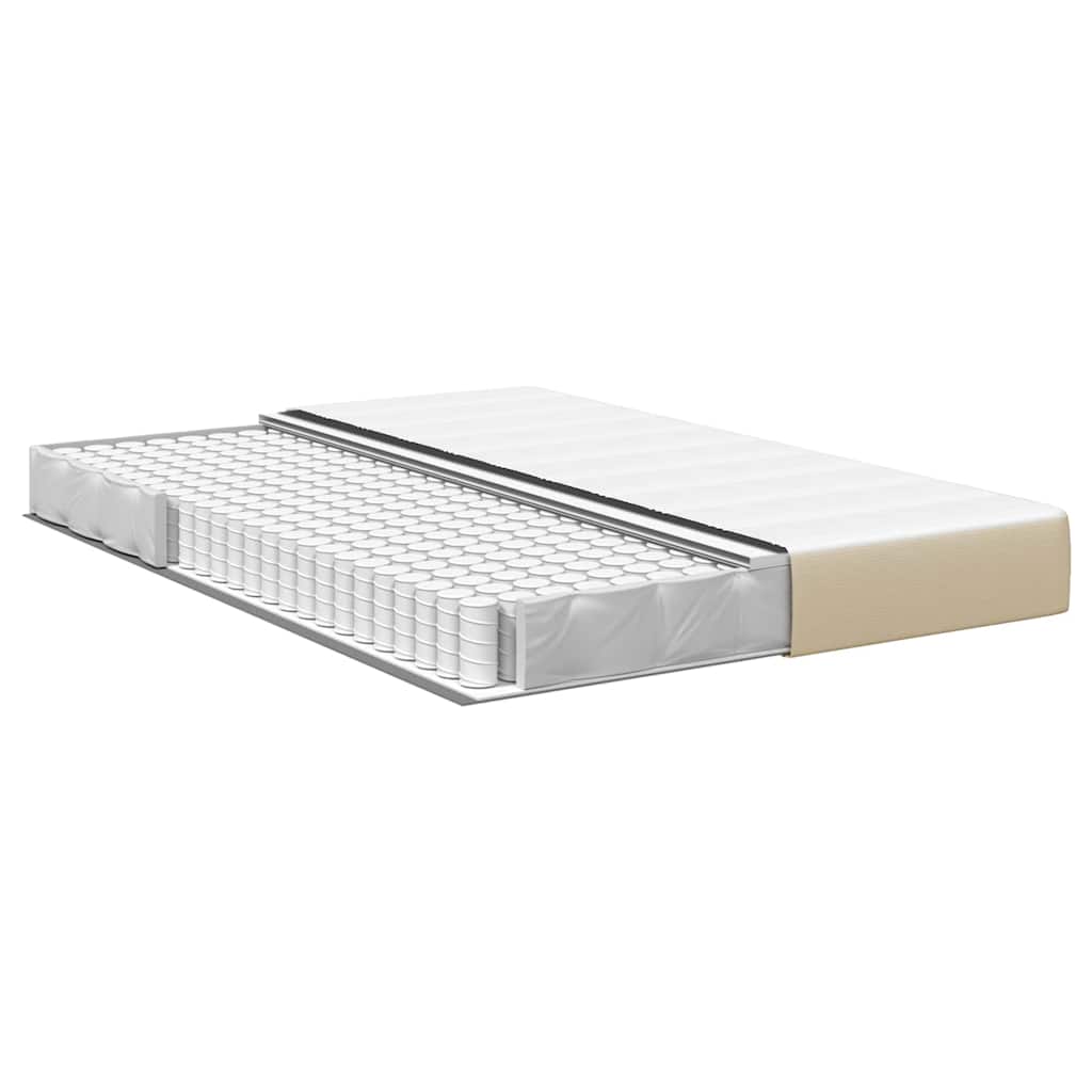 Bed Mattress with Mattress Green 140 x 190 cm Fabric