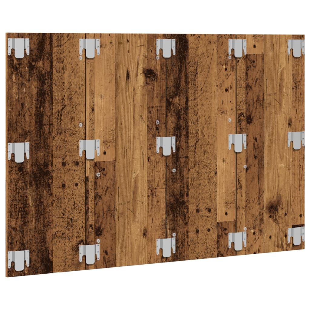 Bed Headboard Old Wood 120x1.5x80 cm Engineered Wood