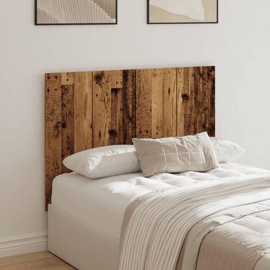 Bed Headboard Old Wood 120x1.5x80 cm Engineered Wood