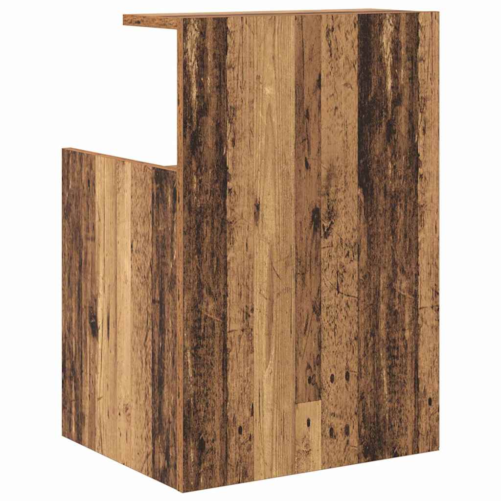 Bedside Cabinet 2 pcs Old wood 40 x 35 x 60 cm Engineered wood