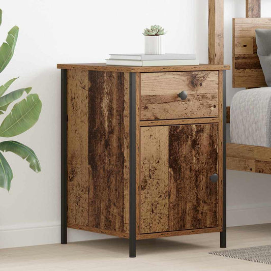 Bedside Cabinet 2 pcs Old wood 40 x 42 x 60 cm Engineered wood
