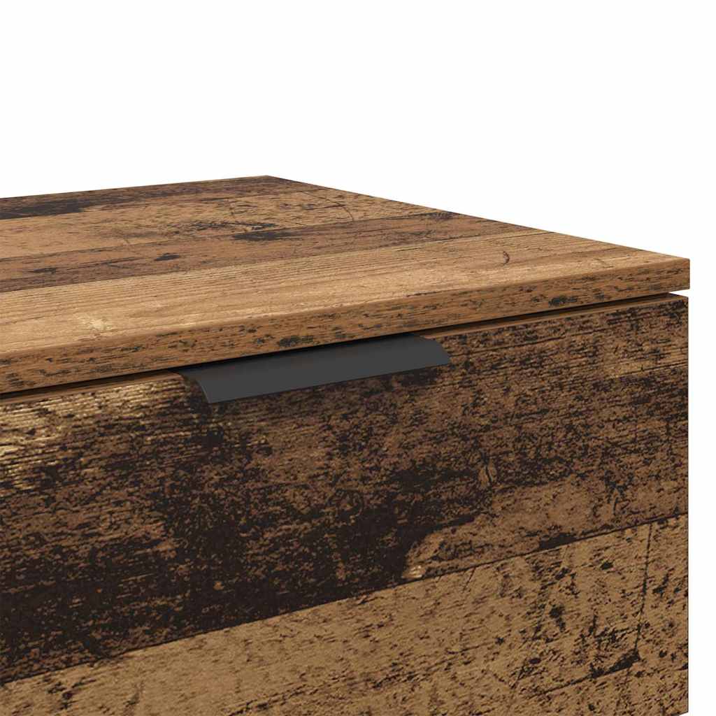 Bedside Cabinet 2 pcs Old wood 45 x 39 x 50 cm Engineered wood